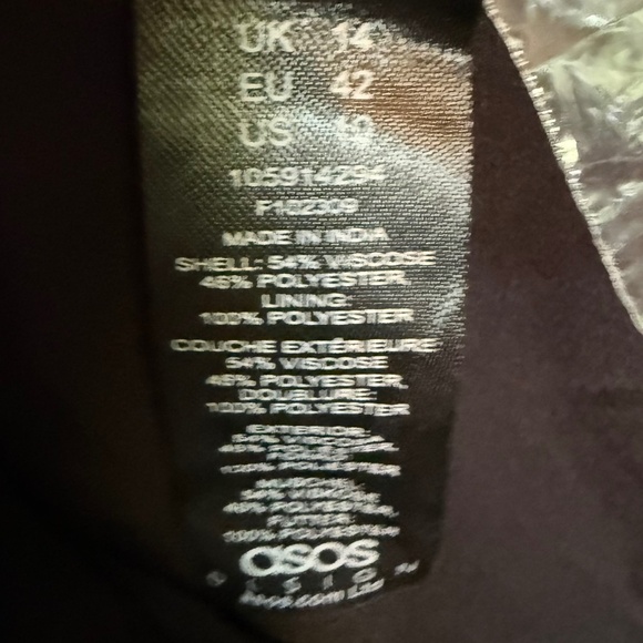 NWOT ASOS Design Ruffle Wrap Leopard Burnout Velvet Mini Dress Backless Size 10 - Picture 13 of 16